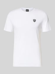 T-shirt van viscosemix met labelpatch van EA7 Emporio Armani - 18