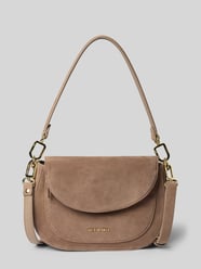 Shoulder Bag aus echtem Leder Modell 'Big Sister' von Hey Marly Beige - 6