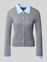 Strickjacke im 2-in-1-Look Modell 'GASTI' von SUNCOO PARIS - 2