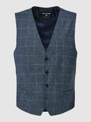 Weste mit Karomuster von Strellson Blau - 1