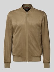 Regular Fit Jacke in Leder-Optik Modell 'Rapid' von CINQUE Orange - 40