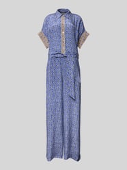 Jumpsuit van viscose met strikceintuur, model 'Mathilde' van LOLLYS LAUNDRY - 43