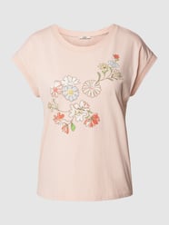 T-Shirt mit floralem Print von Esprit Rosa - 37