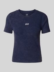 T-shirt met label- en motiefstitching van GAP - 11