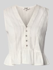 Regular Fit Top aus reiner Baumwolle Modell 'TALLI' von Only - 3