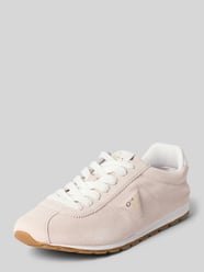 Sneaker aus Leder mit Label-Details Modell 'TIAH3' von GUESS Pink - 28