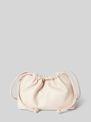 Handtasche mit Label-Detail Modell 'GATHERED' von CK Calvin Klein Beige - 7