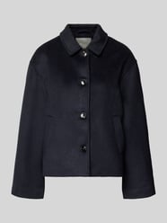 Jacke aus Woll-Mix mit Knopfleiste Modell 'Hamra' von Neo Noir - 8