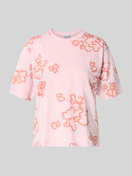 t-shirt we wzór na całej powierzchni z okrągłym dekoltem od Jake*s Studio Woman - 21