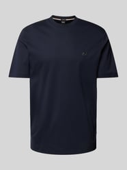 T-Shirt mit Label-Patch Modell 'Taut' von BOSS Blau - 21