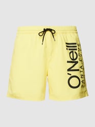 Spodenki kąpielowe z nadrukiem z motywem model ‘Original Cali 16 Shorts’ od ONeill Żółty - 21