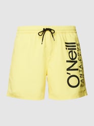 Badehose mit Motiv-Print Modell 'Original Cali 16 Shorts' von ONeill Gelb - 33