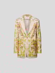 Longblazer mit Allover-Muster von Etro Weiß - 47