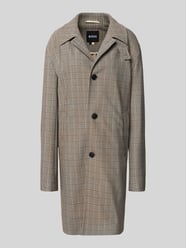 Płaszcz o kroju relaxed fit ze wzorem w kratę model ‘C-CLARK-253’ od BOSS - 37