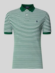slim fit poloshirt van puur katoen model 'YD MESH STRIPE POLO' van Polo Ralph Lauren - 31