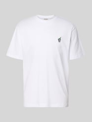 T-shirt o kroju relaxed fit z czystej bawełny model 'FRED' od ONLY & SONS - 27