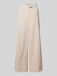 Wide Leg Cordhose mit Gürtelschlaufen von Stefanel Beige - 9