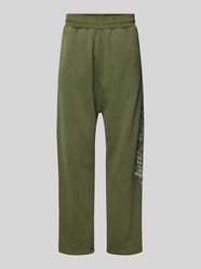 Straight Leg Sweatpants mit Label-Stitching Modell 'Shutter' von Low Lights Studios - 4