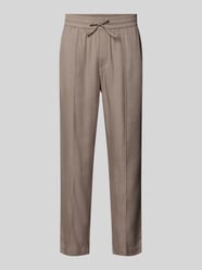 Straight Fit Schmale Hose aus Leinen-Lyocell-Mix Modell 'CINO' von HUGO - 3