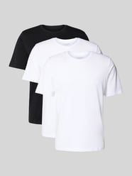 T-shirt met ronde hals in een set van 3 van JACK & JONES - 36