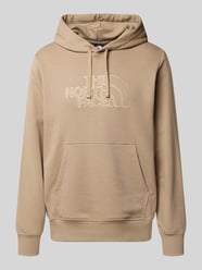 Hoodie mit Label-Stitching von The North Face Beige - 48