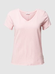 T-shirt met V-hals van Marc O'Polo Denim Roze - 12