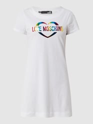 Shirtkleid mit Logo von Love Moschino Weiß - 5