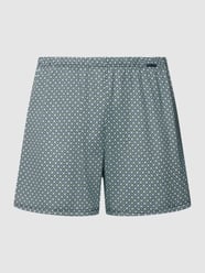 Boxershorts mit Karomuster von Calida Blau - 34