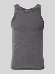 Tanktop in Ripp-Optik Modell 'CONCRETE WASHED' von Jack & Jones Grau - 1