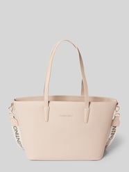 Handtasche mit Label-Applikation Modell 'ZERO RE' von VALENTINO BAGS Beige - 8