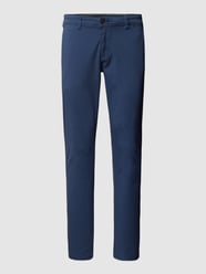 Super Slim Fit Chino mit Handytasche von MCNEAL Blau - 28