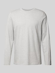 Longsleeve mit Rundhalsausschnitt von Schiesser Grau - 43