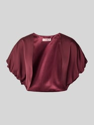 Bolero met design met korte mouwen van V.M. Bordeaux - 24