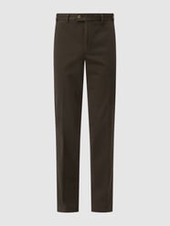 Regular Fit Chino mit Stretch-Anteil Modell 'Parma' von Hiltl Grün - 35