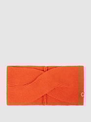 Opaska na czoło z domieszką kaszmiru  od CK Calvin Klein Pomarańczowy - 29