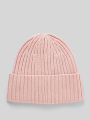 Beanie met brede omslag van Jake*s Casual Roze - 29