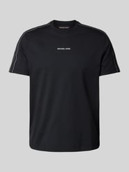 T-Shirt mit Galonstreifen von Michael Kors Schwarz - 29