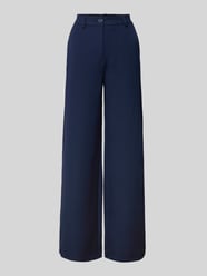 Regular fit wijde broek met riemlussen, model 'KAMIL' van Pieces - 7