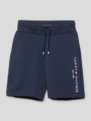 Sweatshorts mit Label-Stitching von Tommy Hilfiger Kids Blau / Türkis - 39