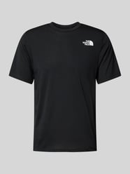 T-Shirt mit Label-Print von The North Face Schwarz - 31