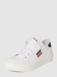 Sneaker mit Label-Print Modell 'MISSIION' von Levi's® Weiß - 41
