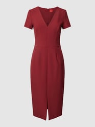Midikleid mit V-Ausschnitt Modell 'Kalamara' von HUGO Rot - 5