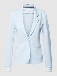 Blazer mit gerippten Ärmelabschlüssen Modell 'KINNIE' von Kaffe Blau / Türkis - 43