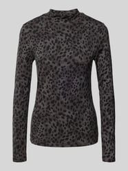 Bluzka z długim rękawem o kroju slim fit z mieszanki wiskozy od s.Oliver RED LABEL - 37