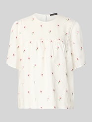 T-shirt o kroju loose fit z czystego lnu model 'BACINO' od Weekend Max Mara - 31