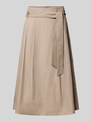Midispódnica w plisowanym wyglądzie, krój regular fit od Christian Berg Woman - 9