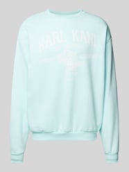 Sweatshirt mit Label-Print Modell 'Kani Street Academy' von KARL KANI Blau - 28