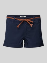 Shorts mit Gürtel Modell 'EVELYN' von Only Blau - 35