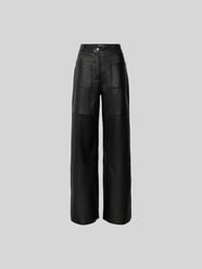Spodnie materiałowe z imitacji skóry od Victoria Beckham - 31