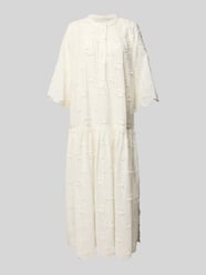 Midikleid mit Häkelspitze und Wellensaum Modell 'Timor' von LOLLYS LAUNDRY - 34